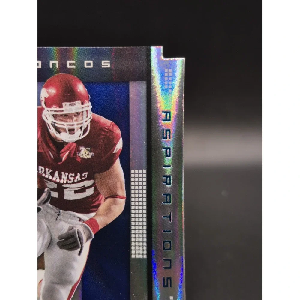 2008 Donruss Elite Peyton Hillis #136 Aspirations Die-Cut Rookie Refractor /78